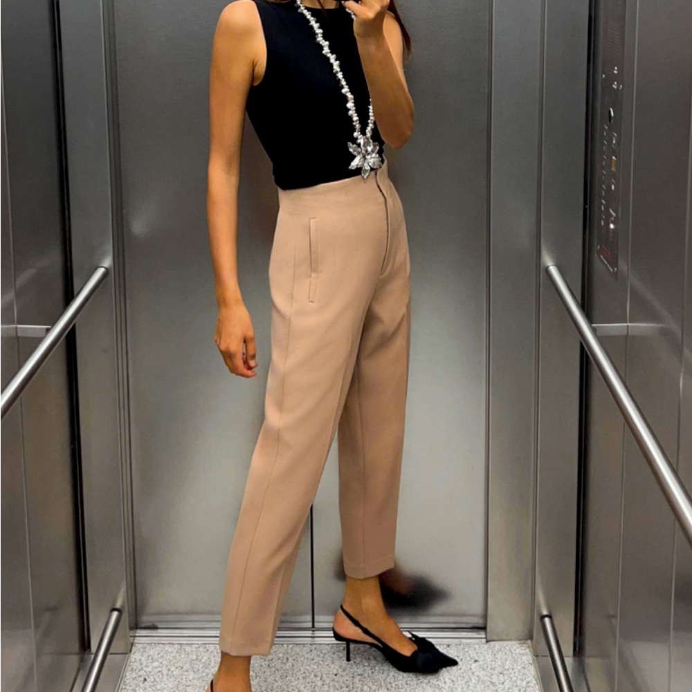 NWT XS Zara High Waisted Pant